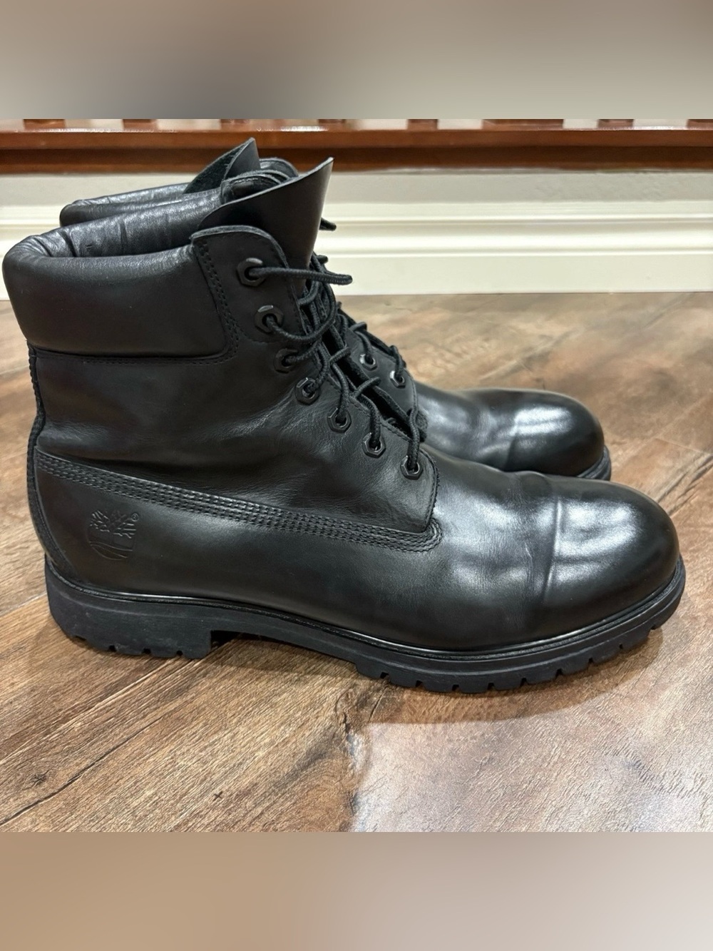 Timberland 10073.BLK Men's 6 inch Premium Waterproof Boots - Black Size 12